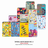 Spiral Notebook No. 2 - 80 & 160 Pages (7.0cm x 11.0cm) (white ruled paged)